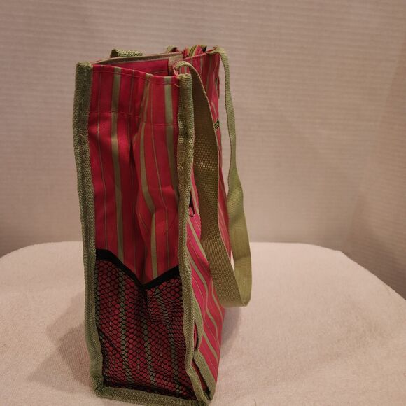 Small beachy lunch bag Pink Striped - Picture 6 of 6